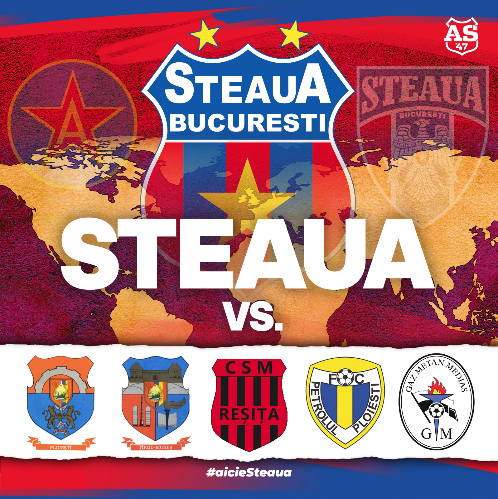 Palmares Steaua vs. Tricolor Ploești, Locomotiva Tîrgu ...