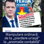 Manipulare ordinară: de la „pierdere uriașă” la „anomalie contabilă” – fără scuze, fără asumare