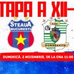 Etapa a XII-a: Steaua Bucureşti – CSC Dumbrăviţa