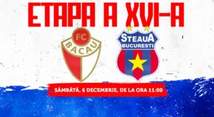 Etapa a XVI-a: FC Bacău – Steaua Bucureşti