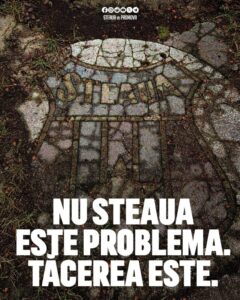 Nu Steaua este problema. Tăcerea este.