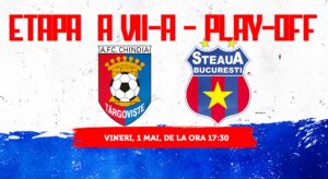 Etapa a VII-a, play-off: Chindia Târgovişte – Steaua Bucureşti