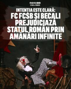 FC Fcsb și Becali prejudiciază statul român