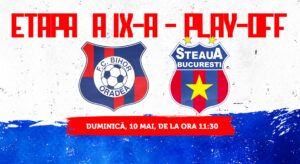Etapa a IX-a, play-off: FC Bihor Oradea – Steaua Bucureşti