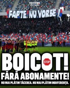 BOICOT! FĂRĂ ABONAMENTE!